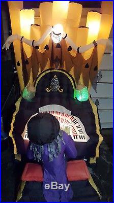 RARE Gemmy Airblown Inflatable Halloween Organ With Sound