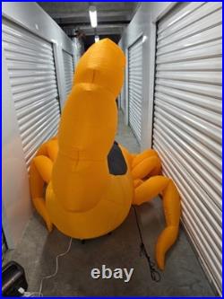 RARE! Gemmy Prototype Halloween Scorpion Orange 20283-00 UNRELEASED 2007