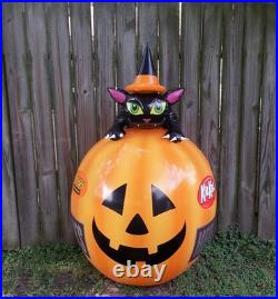 RARE Hershey's PROMO Indoor Inflatable Halloween Black Cat & Pumpkin NEW SEALED
