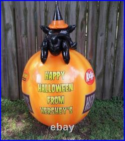 RARE Hershey's PROMO Indoor Inflatable Halloween Black Cat & Pumpkin NEW SEALED