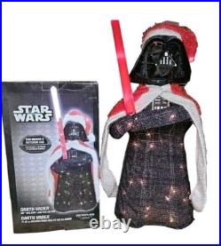 RARE Star Wars 28 Darth Vader Santa Tinsel Indoor Outdoor Lighted Kurt Adler