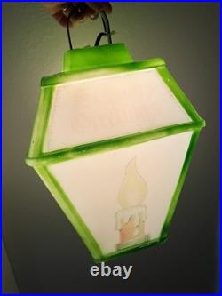 RARE VTG 1973 Christmas Blow Mold Hanging Lantern Empire Carolina Enterprises