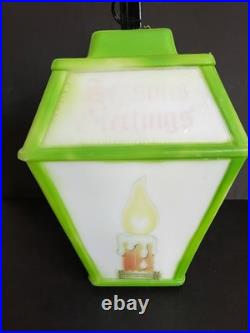RARE VTG 1973 Christmas Blow Mold Hanging Lantern Empire Carolina Enterprises