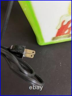 RARE VTG 1973 Christmas Blow Mold Hanging Lantern Empire Carolina Enterprises