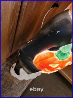 RARE Vintage 1997 Grand Venture Blow Mold Witch Halloween 40 tall Made in USA