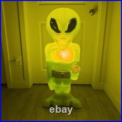 RARE Vintage Blow Mold ALIEN 36 Halloween General Foam Plastics Tested