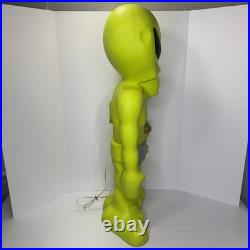 RARE Vintage Blow Mold ALIEN 36 Halloween General Foam Plastics Tested