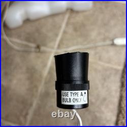 RARE WHITE Blow Mold Space Alien Ray Gun Halloween 36 Dooms Day VINTAGE Item B