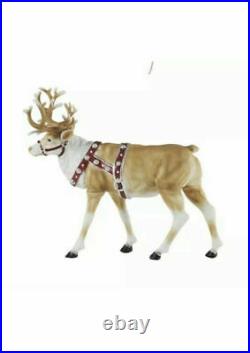 REINDEER BlowMold LED LightED 4 1/2 FT Christmas Outdoor Decorations Holiday