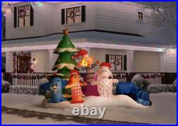 RUDOLPH'S ISLAND OF MISFIT TOYS Airblown Yard Inflatable Gemmy Blowup 9.5