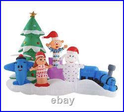 RUDOLPH'S ISLAND OF MISFIT TOYS Airblown Yard Inflatable Gemmy Blowup 9.5