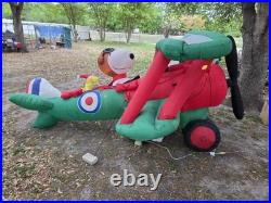 Rare 12ft Snoopy And Woodstock Airplane Inflatable PLEASE READ