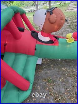 Rare 12ft Snoopy And Woodstock Airplane Inflatable PLEASE READ