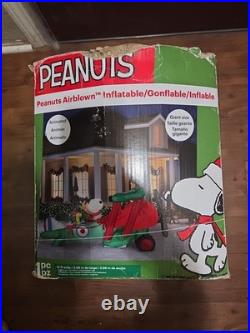 Rare 12ft Snoopy And Woodstock Airplane Inflatable PLEASE READ