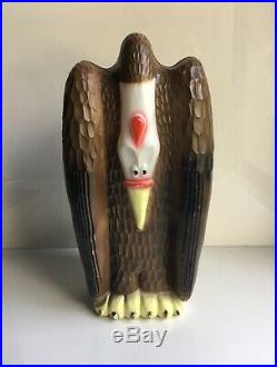 Rare 1996 Union Don Featherstone Plastic Halloween Vulture Bird Blow Mold Set 2