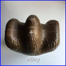 Rare 1996 Union Don Featherstone Plastic Halloween Vulture Bird Blow Mold Set 2