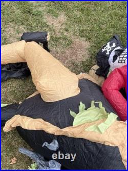 Rare 2007 Gemmy Air Blown Inflatable 8 Foot Pirate Ship For Parts Or Repair