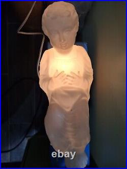 Rare Blow Mold Nativity Scene