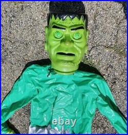 Rare Fun World 6 Foot Motion Activated Monster Frankenstein Halloween Decor READ