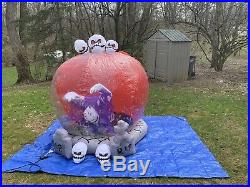 Rare Gemmy Halloween Airblown Inflatable Wirlwind Globe