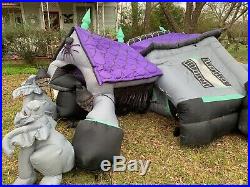Rare Gemmy Haunted House Airblown Over 12 feet Tall Inflatable (needs help)