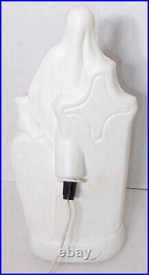 Rare General Foam Skeleton Grave Blow Mold 14 Halloween Grim Reaper Tombstone