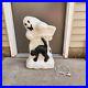 Rare Halloween Blow Mold Ghost Black Cat Tombstone Yard Decoration Drainage Ind