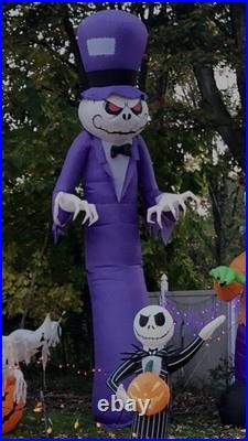 Rare Halloween Inflatable 16ft Purple Reaper Read Description