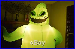Rare New Nightmare Before Christmas Oogie Boogie 8ft Halloween Inflatable Gemmy