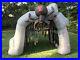 Rare Spider Archway Airblown Inflatable Halloween Used Tunnel Strobe Cave Gemmy