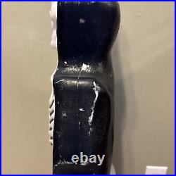 Rare VTG Don Featherstone Blow Mold Halloween Skeleton with Top Hat Has WEAR READ