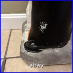 Rare VTG Don Featherstone Blow Mold Halloween Skeleton with Top Hat Has WEAR READ