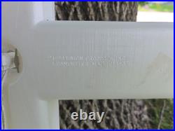 Rare Vintage 1998 Union Products White Blow Mold Light Up Christmas Easter Cross