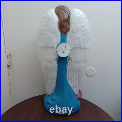 Rare Vintage 31 Christmas Nativity Angel Blow Mold Sweeping Wings General Foam