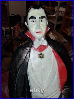 Rare Vintage Dracula 42 Blow Mold, Don Featherstone Bela Lugosi Halloween USA