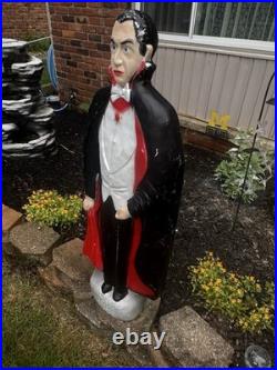 Rare Vintage Dracula 42 Blow Mold, Don Featherstone Bela Lugosi Halloween USA