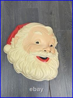 Rare Vintage Goodman 24 1958 Santa Face Light Up, Works