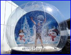 SALE! Best Giant Inflatable Snow Globe with Artificial Snowflakes & Snowballs