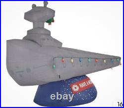 STAR WARS 8.5' Gemmy STAR DESTROYER SHIP Holiday Yard Inflatable/Blowup New