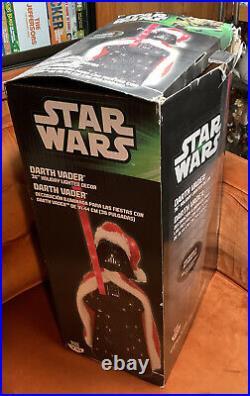 STAR Wars 28 Darth Vader Outdoor Indoor Lighted Holiday Decor Disney Rare