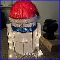 STAR Wars 28 R2-D2 Outdoor Indoor Lighted Christmas Holiday Decor Disney
