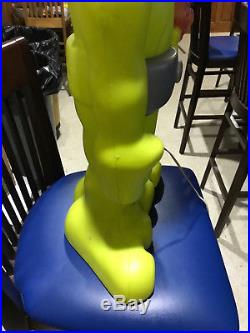 SUPER RARE 36 Green Space ALIEN Plastic LIGHT UP Blow Mold Figure Halloween