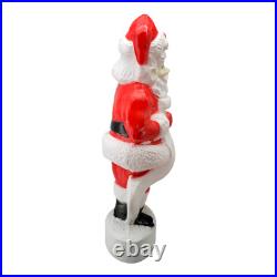Santa Claus List Blow Mold Union Products 43 Christmas Decoration Lighted Works
