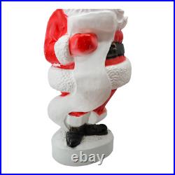 Santa Claus List Blow Mold Union Products 43 Christmas Decoration Lighted Works