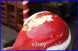 Santa Claus Plastic Blow Mold Light Up 5ft Christmas Yard Decoration RARE Vtg