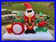 Santa Claus Saxophone Band Elf Elves Drums 7 Foot Long Inflatable NEW