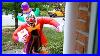 Scary Clown Attacks Inside Creepy Inflatable Halloween Decoration