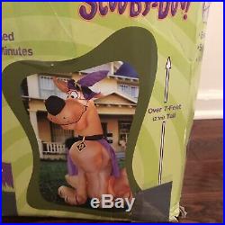 Scooby Doo Dog Airblown GEMMY Halloween 7 ft Tall Witch Inflatable With box WORKS