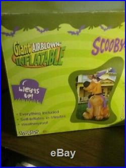 Scooby Doo Halloween Witch Gemmy Airblown Inflatable 7 Ft Tall- New