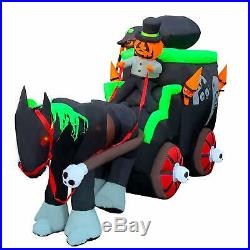 Seasonblow 11 Ft Halloween Carriage Decoration Inflatable Gharry Decorations Inf